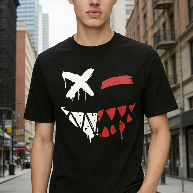 Abstract Face Design Unisex Classic T-shirt