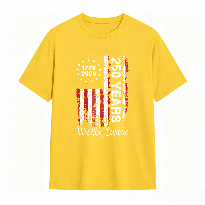 American Flag 1776 2026 250 Years We The People T-shirt