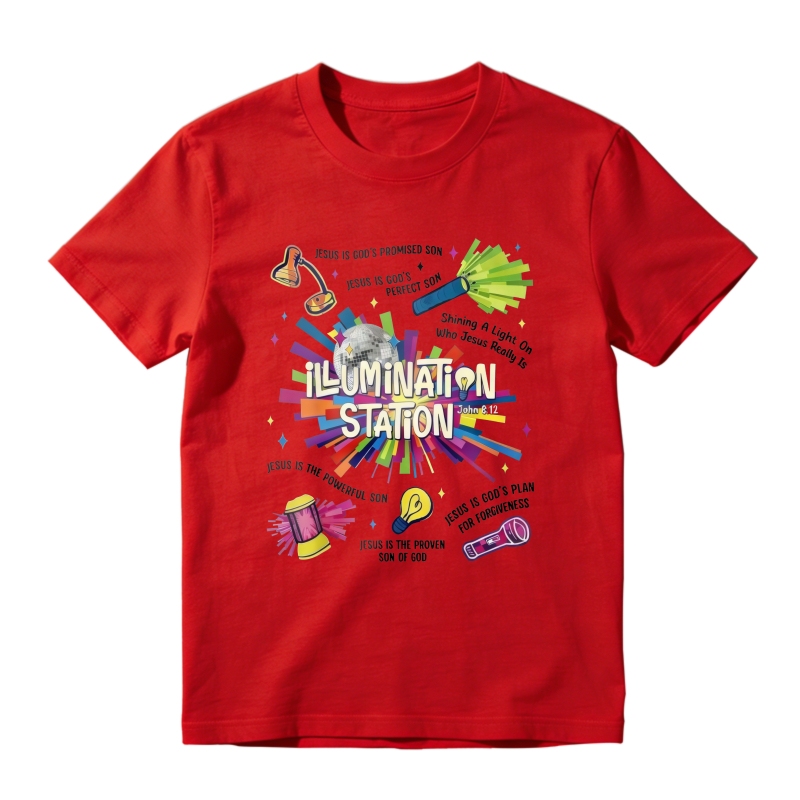 Jesus Is Gods Promised Son Perfect Son Powerful Son Proven Son Of God Shining A Light On Who Jesus Really Is Illumination Station Unisex Classic T-shi