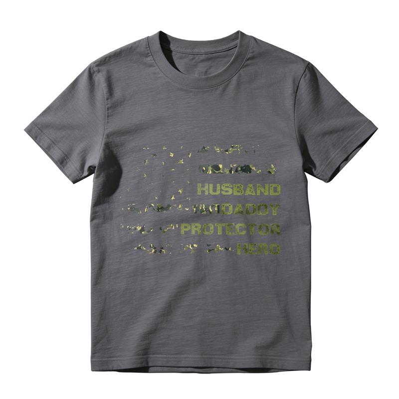Husband Daddy Protector Hero With Stars And Animals Unisex Classic T-shirt