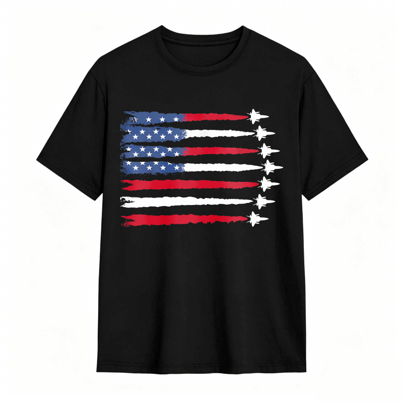 American Flag Design T-shirt