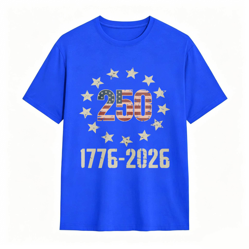 250th Anniversary United States Independence Day 1776 2026 Stars And Stripes T-shirt