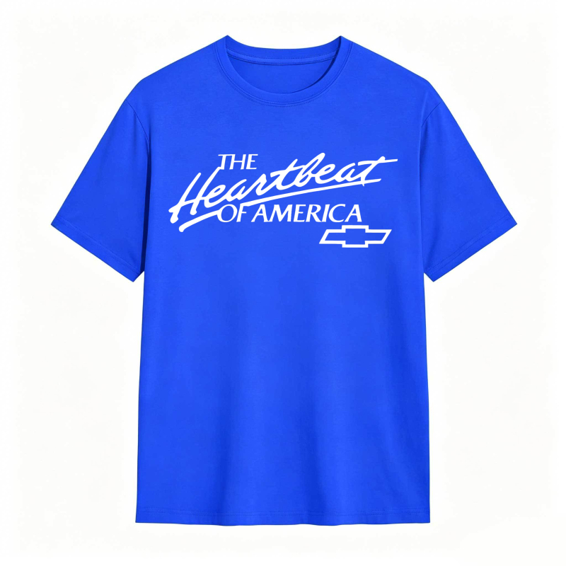 The Heartbeat Of America Chevrolet Logo T-shirt