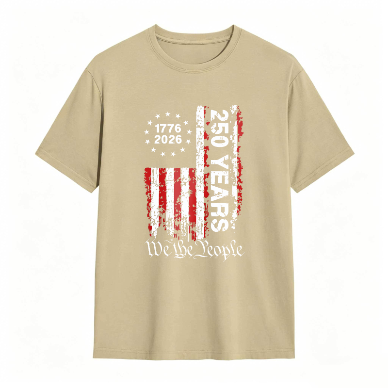 American Flag 1776 2026 250 Years We The People T-shirt