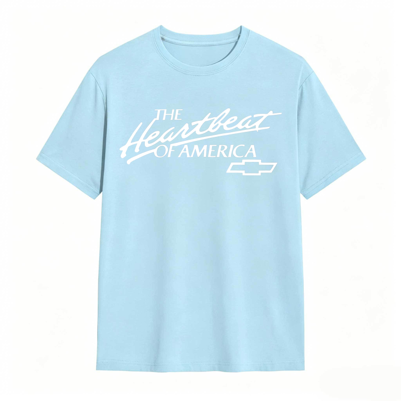 The Heartbeat Of America Chevrolet Logo T-shirt