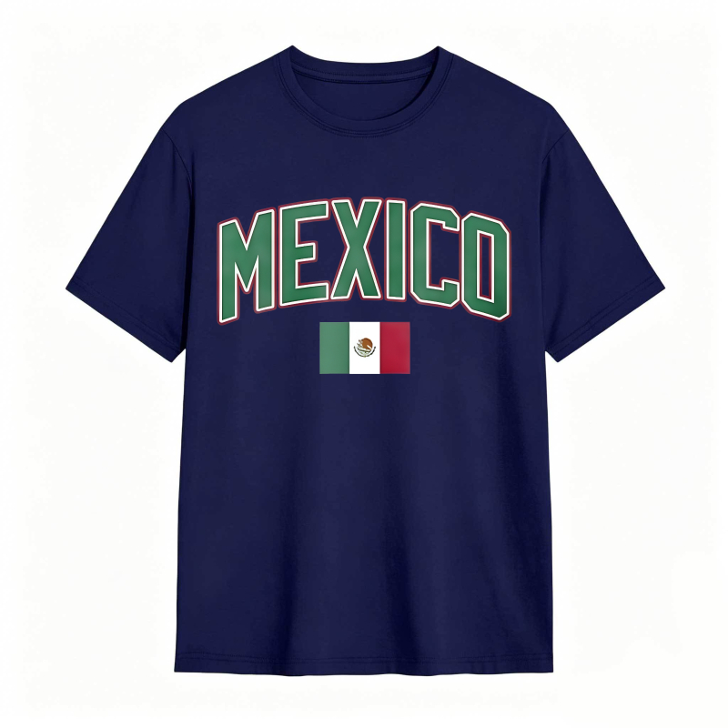 Mexico Flag Design T-shirt