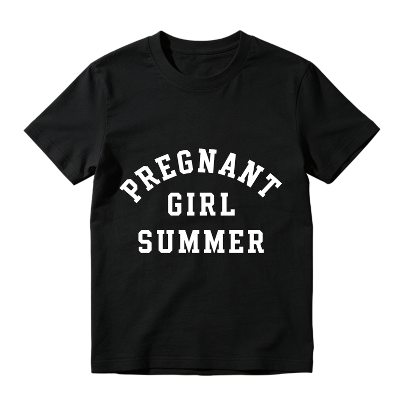 Pregnant Girl Summer Unisex Classic T-shirt