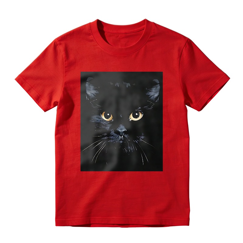Black Cat Portrait Unisex Classic T-shirt