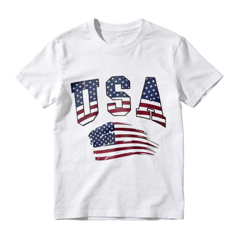 Usa Flag Design Unisex Classic T-shirt