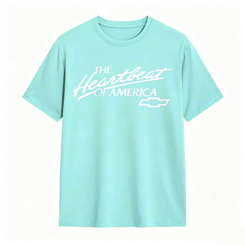 The Heartbeat Of America Chevrolet Logo T-shirt