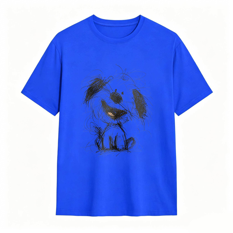 Dog Sketch Design T-shirt