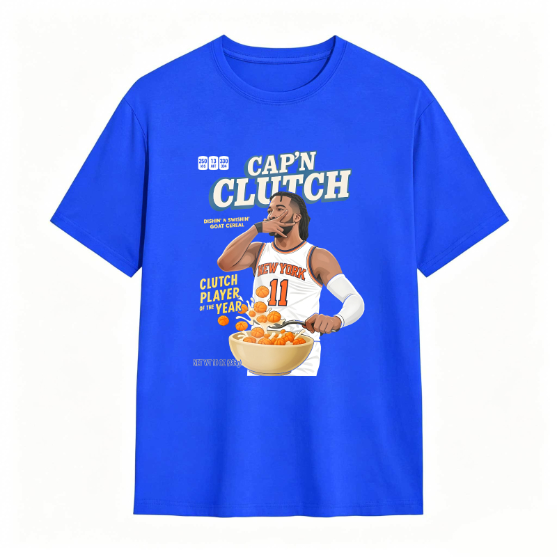 Capn Clutch Basketball Player With Cereal Bowl T-shirt