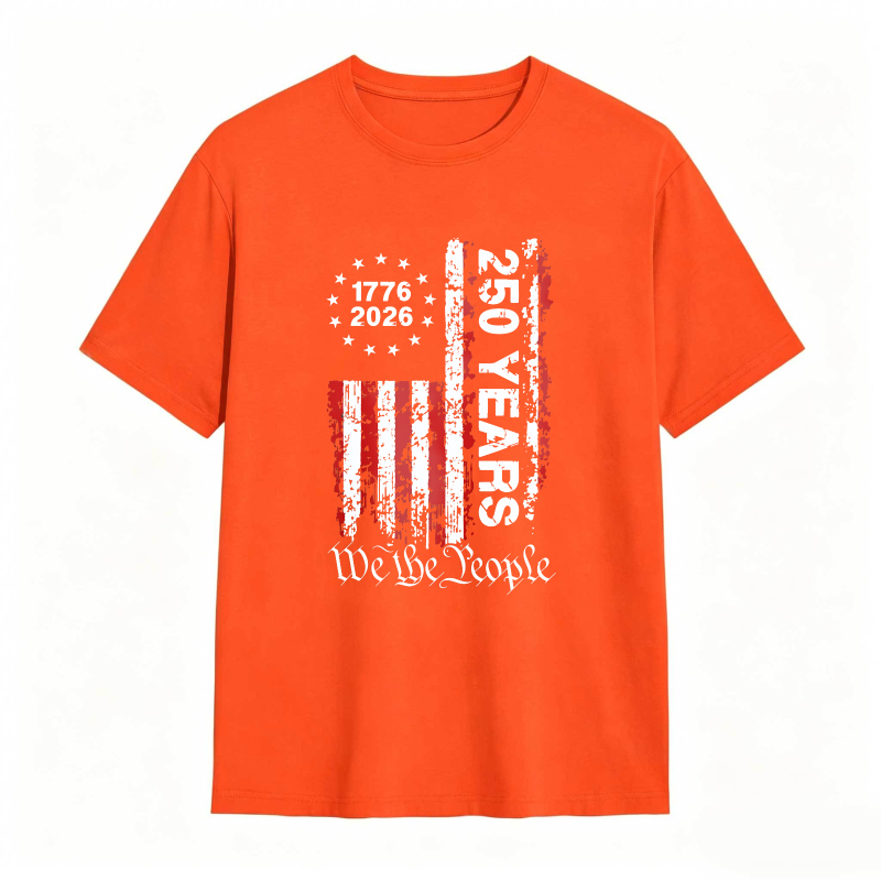 American Flag 1776 2026 250 Years We The People T-shirt