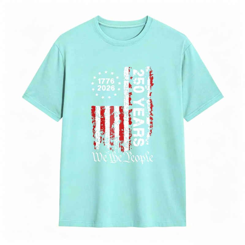 American Flag 1776 2026 250 Years We The People T-shirt