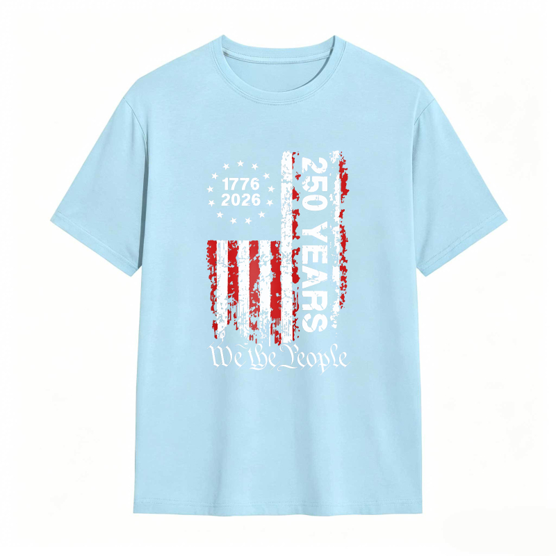 American Flag 1776 2026 250 Years We The People T-shirt