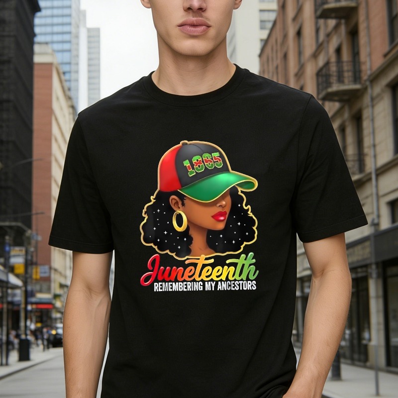 Juneteenth Remembering My Ancestors 1865 Hat Woman T-shirt