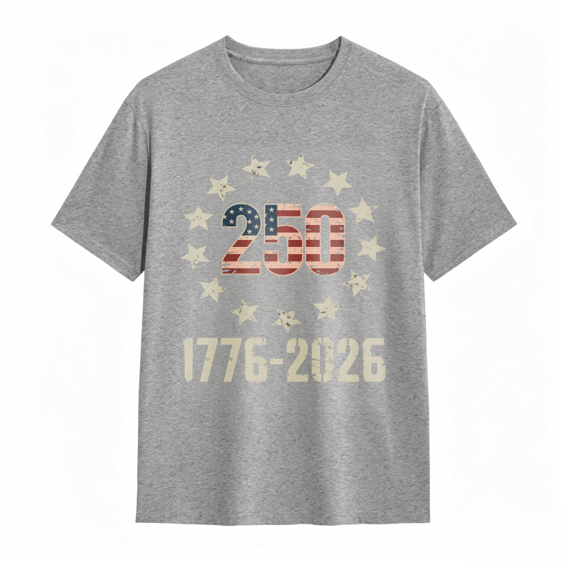 250th Anniversary United States Independence Day 1776 2026 Stars And Stripes T-shirt