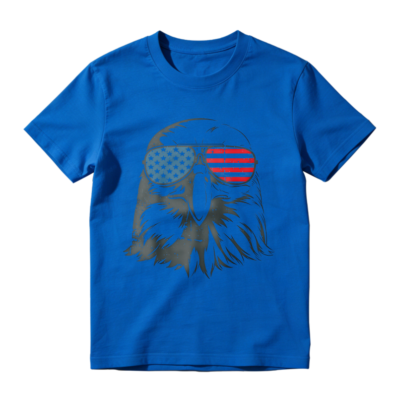 American Eagle With Usa Flag Sunglasses Unisex Classic T-shirt