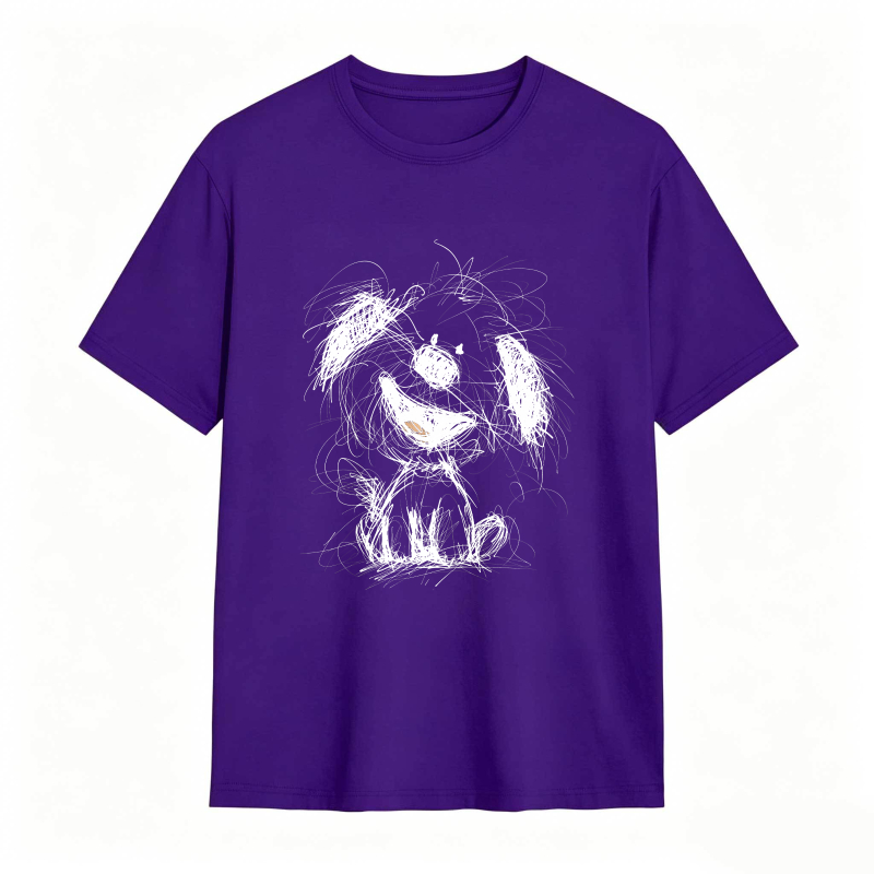 Dog Sketch Design T-shirt