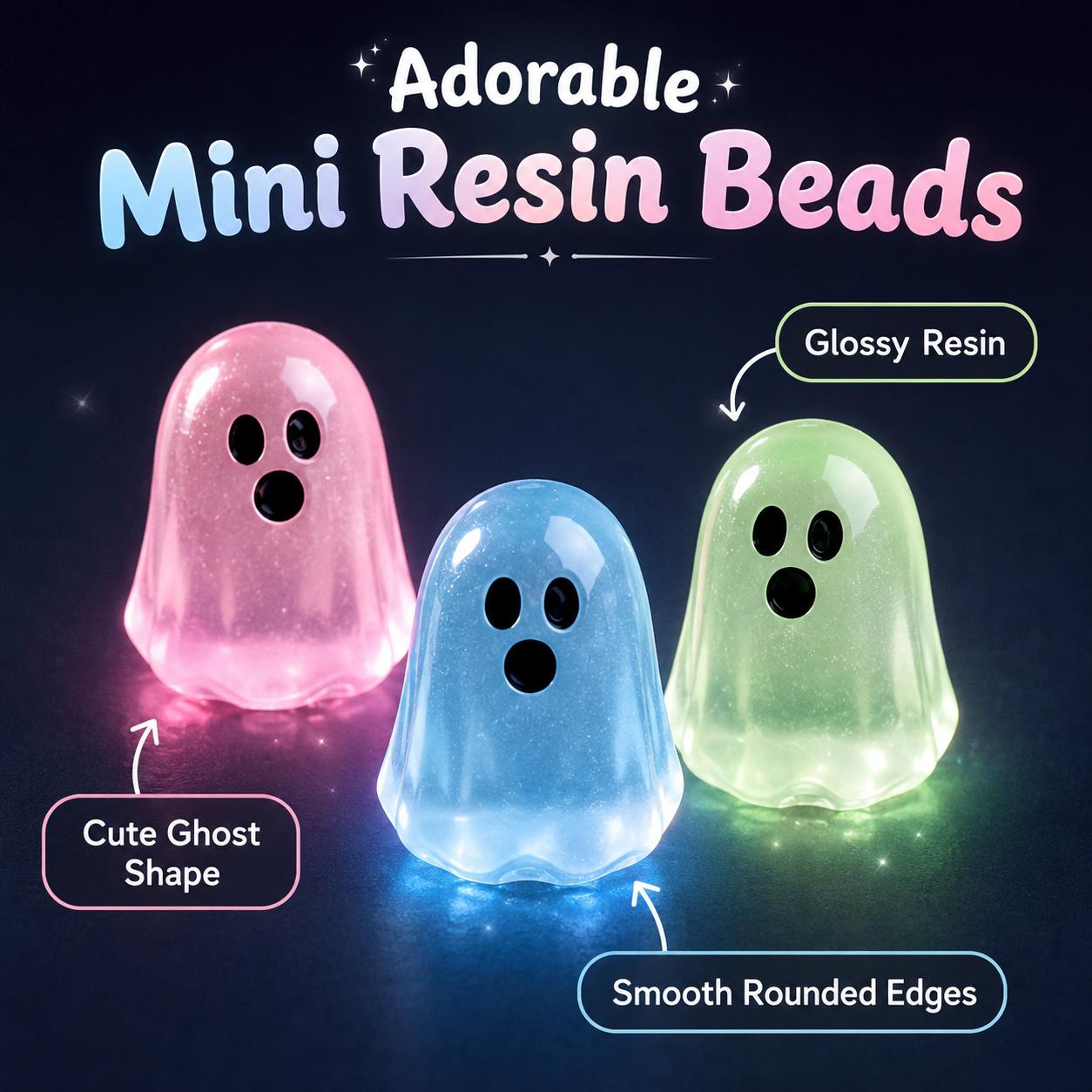 Glow In Dark Cute Ghost Resin Bead Set, Random Pattern Luminous Decorative Charms, Perfect Halloween Party Ornaments, Micro Landscape Filler & DIY Craft Material, 20/50 Packs Household Interior Decor Accessories Glow In Dark Cute Ghost Resin Bead Set, Random Pattern Luminous Decorative Charms, Perfect Halloween Party Ornaments, Micro Landscape Filler & DIY Craft Material, 20/50 Packs Household Interior Decor Accessories