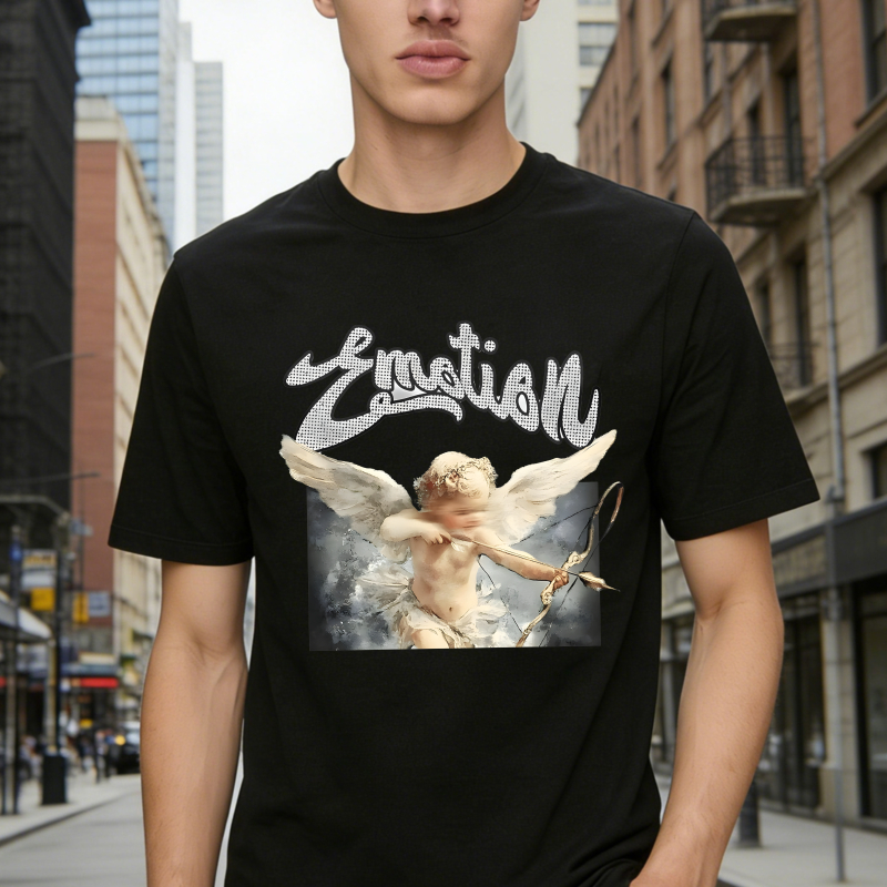Angel With Bow And Arrow Emotion Unisex Classic T-shirt