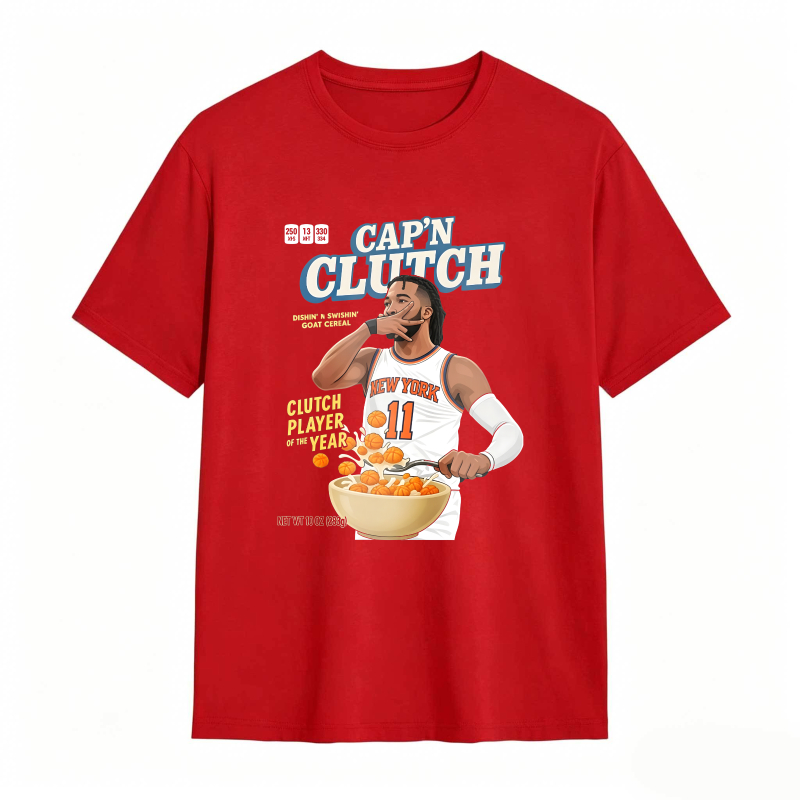 Capn Clutch Basketball Player With Cereal Bowl T-shirt
