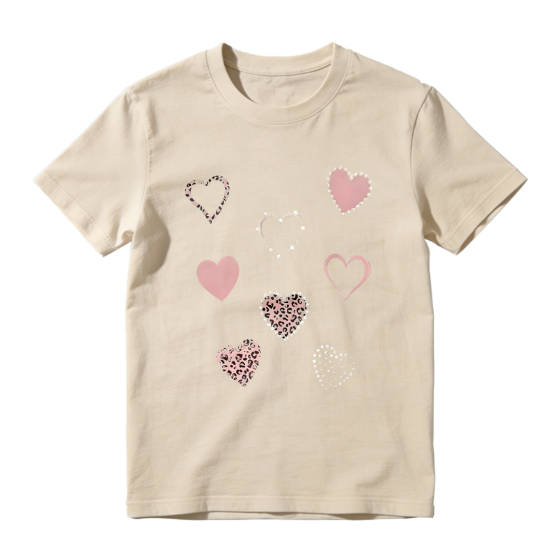 Heart Pattern Unisex Classic T-shirt