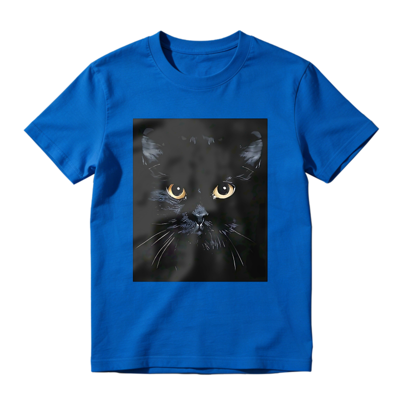 Black Cat Portrait Unisex Classic T-shirt