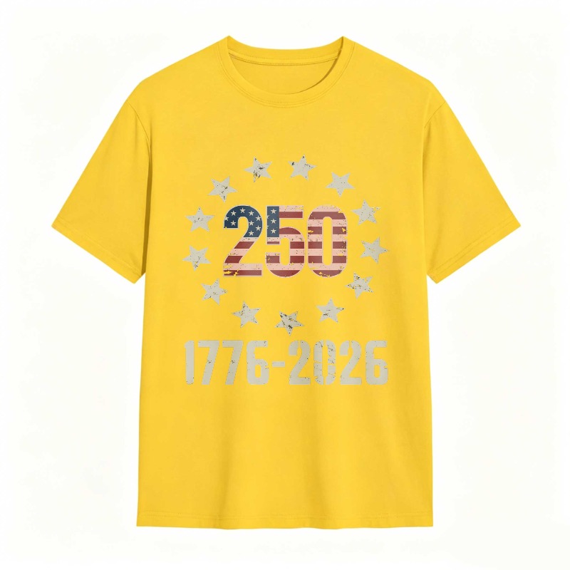 250th Anniversary United States Independence Day 1776 2026 Stars And Stripes T-shirt