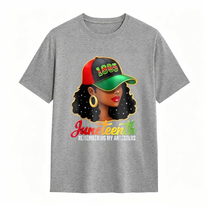 Juneteenth Remembering My Ancestors 1865 Hat Woman T-shirt