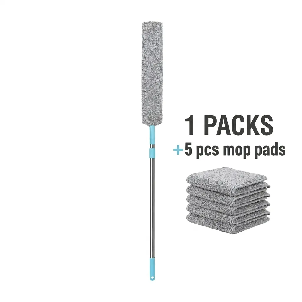Replacement Gap Duster for Home Coner Place Durable Flexible Arbitrary Bending Microfiber Dust Brush for Under Furniture Bed Couch Fridge