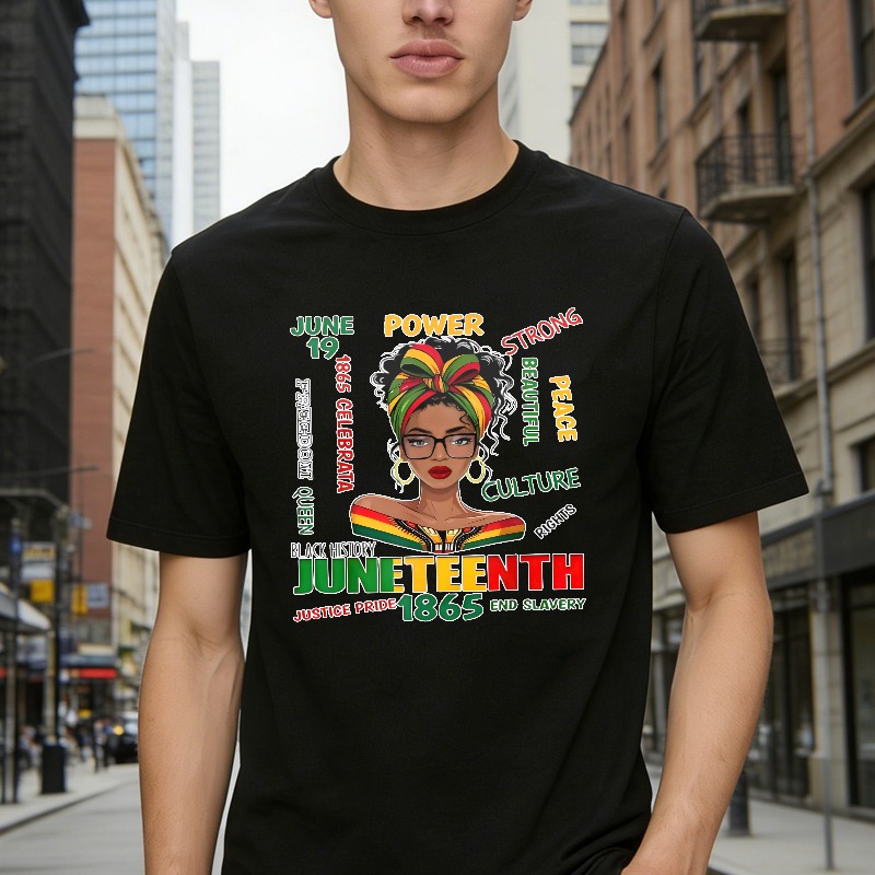 Juneteenth Celebration Black History Power Strong Culture Peace Rights Justice Pride 1865 End Slavery T-shirt