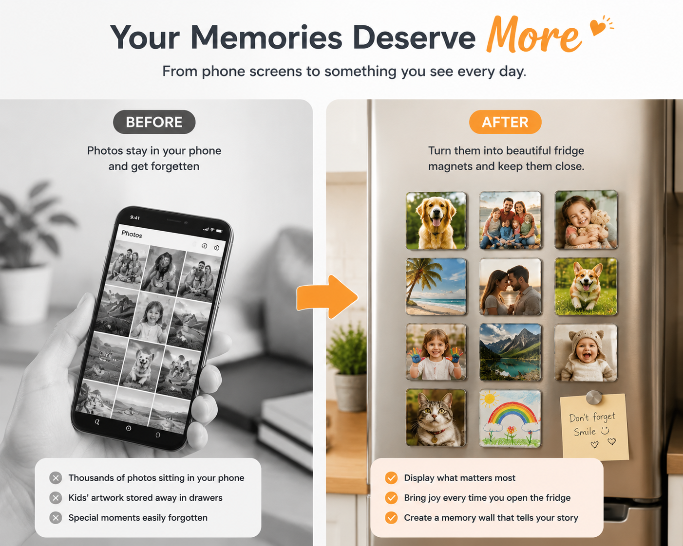 🔥45% OFF TODAY📸 DIY Photo Fridge Magnet Maker Kit