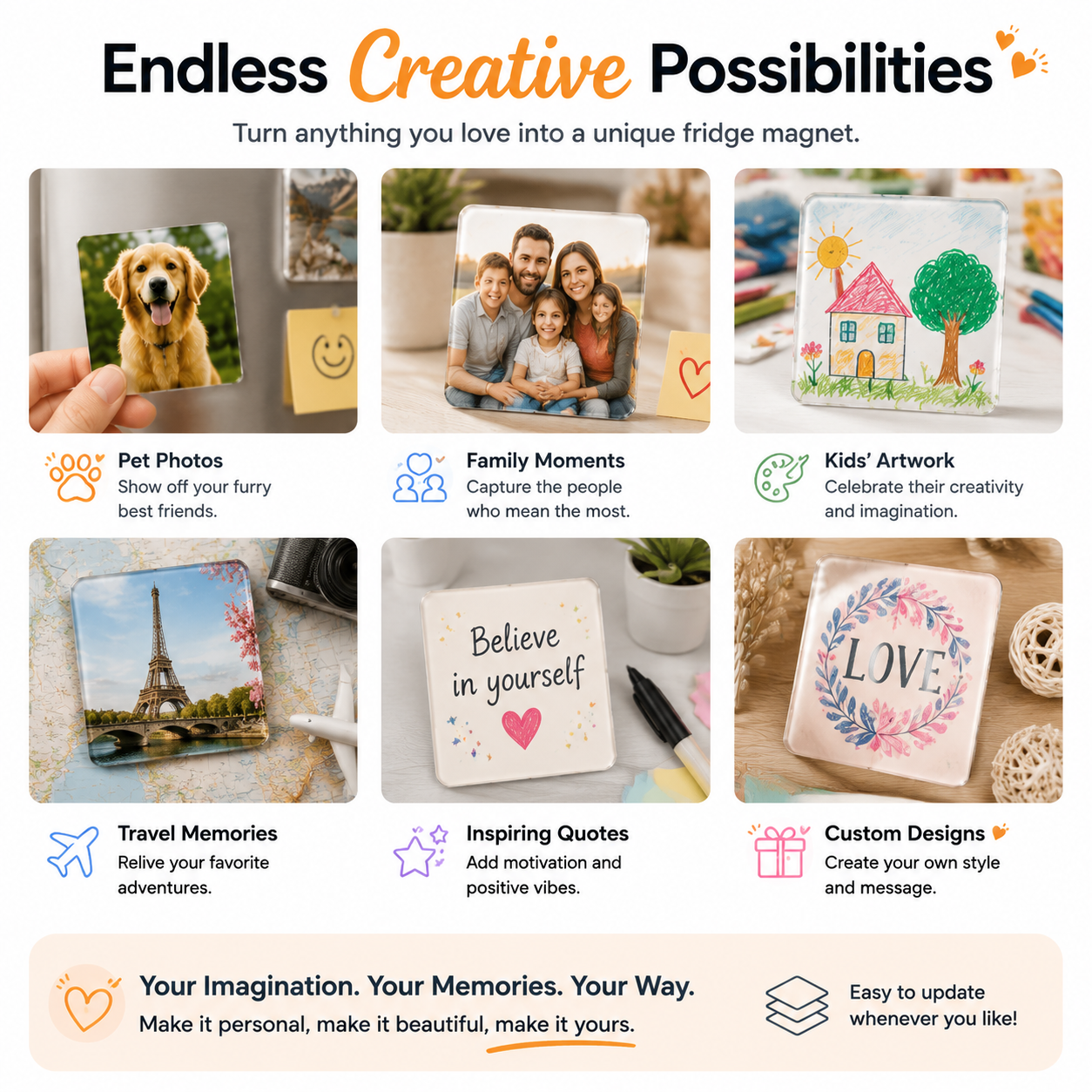 🔥45% OFF TODAY📸 DIY Photo Fridge Magnet Maker Kit