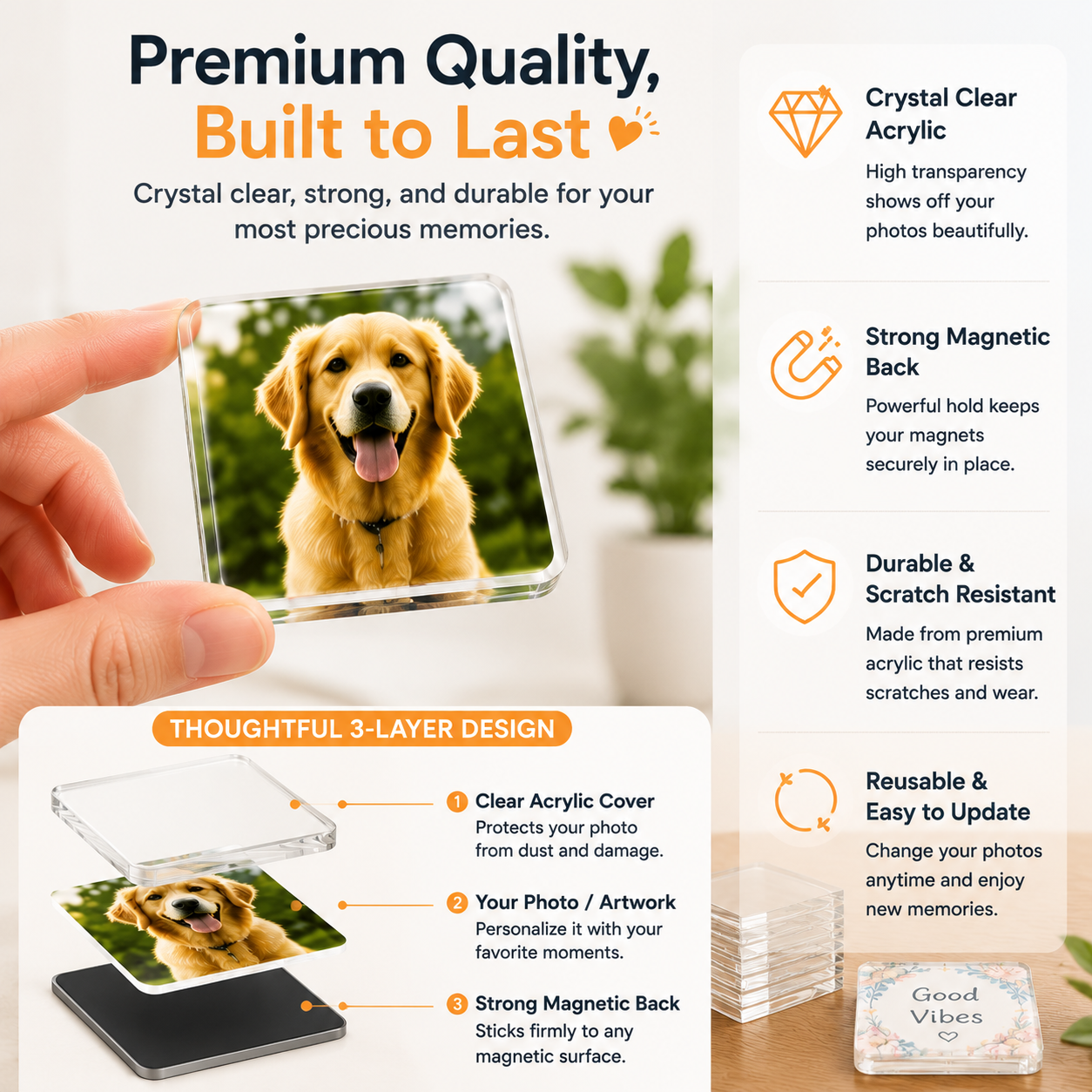 🔥45% OFF TODAY📸 DIY Photo Fridge Magnet Maker Kit