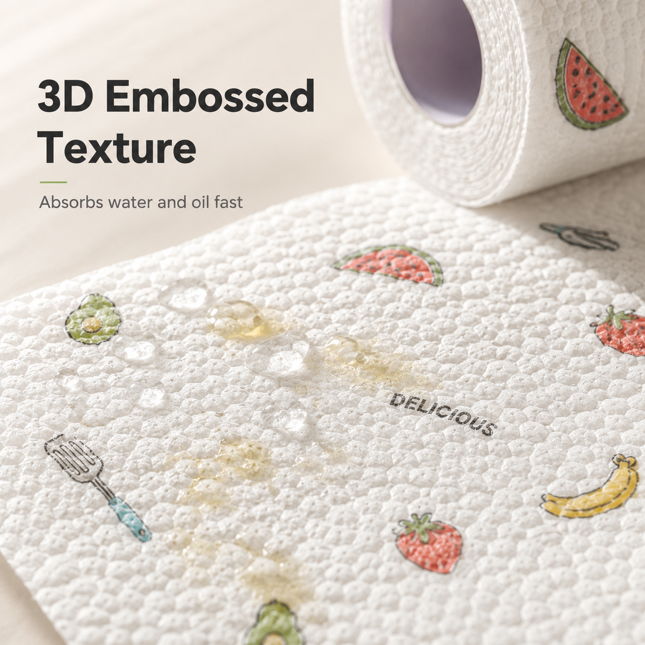 🔥 Hot Sale 🧽 Disposable Kitchen Cleaning Cloths 💦Ultra Absorbent • Grease-Fighting • Hygienic