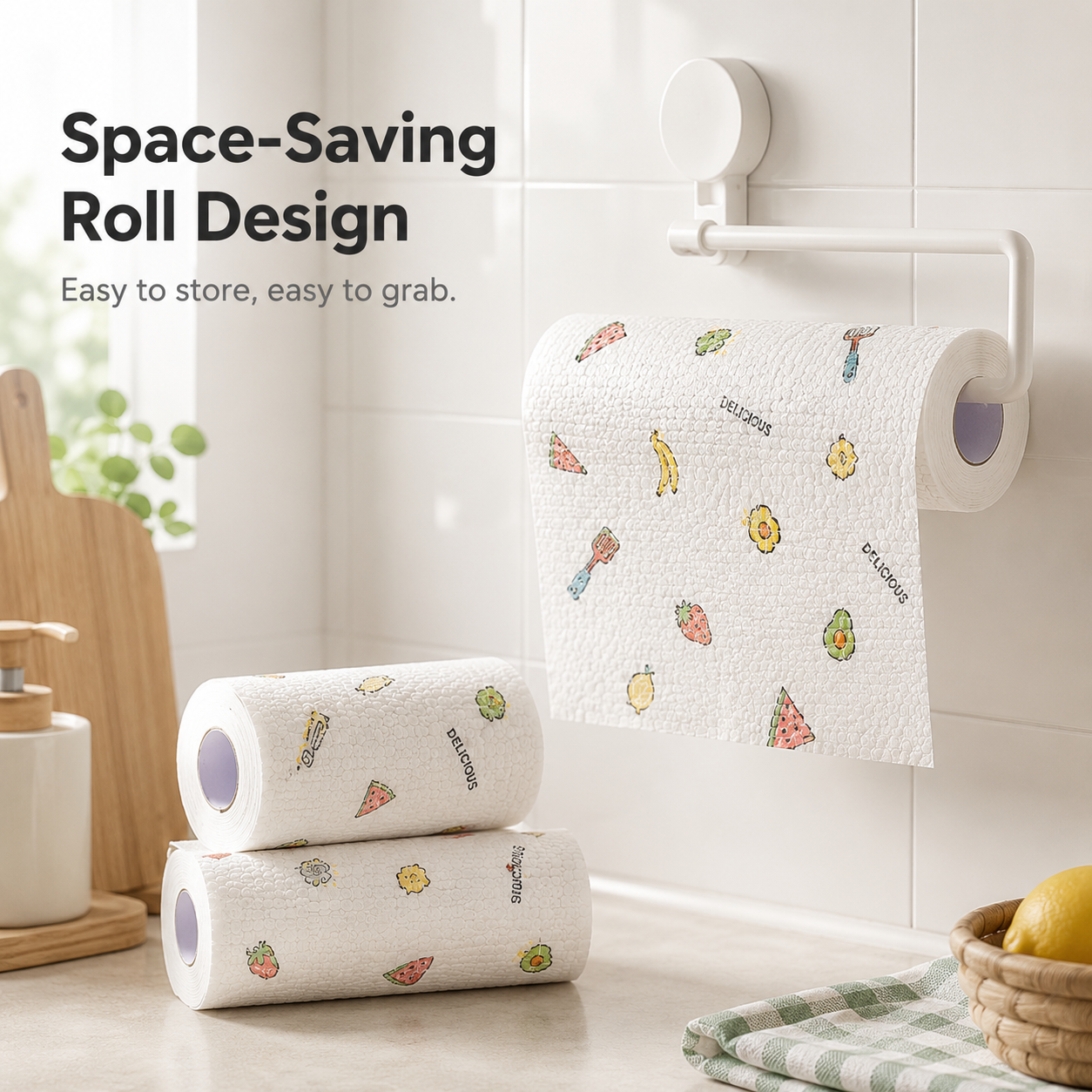 🔥 Hot Sale 🧽 Disposable Kitchen Cleaning Cloths 💦Ultra Absorbent • Grease-Fighting • Hygienic