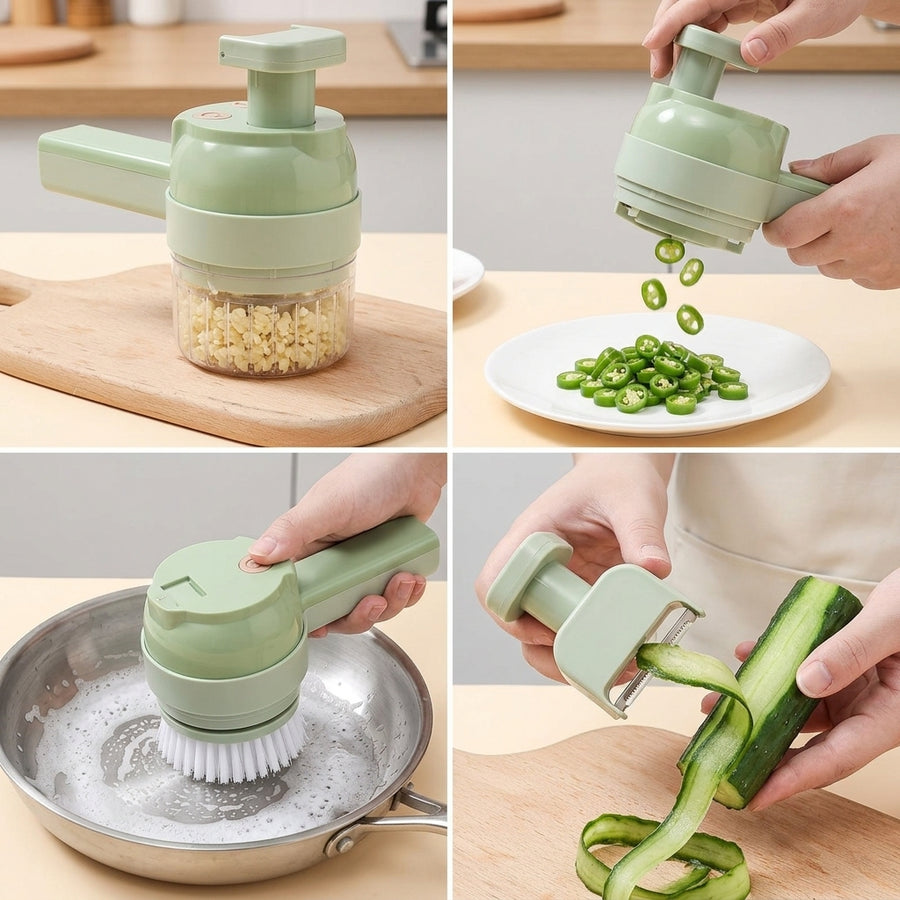  4-in-1 Electric Vegetable Chopper