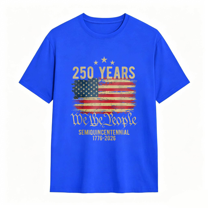 250 Years We The People American Flag Semiquincentennial 1776 2026 T-shirt