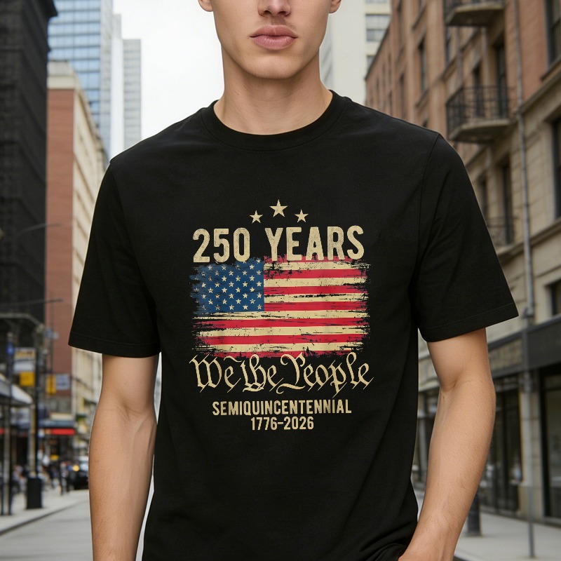250 Years We The People American Flag Semiquincentennial 1776 2026 T-shirt