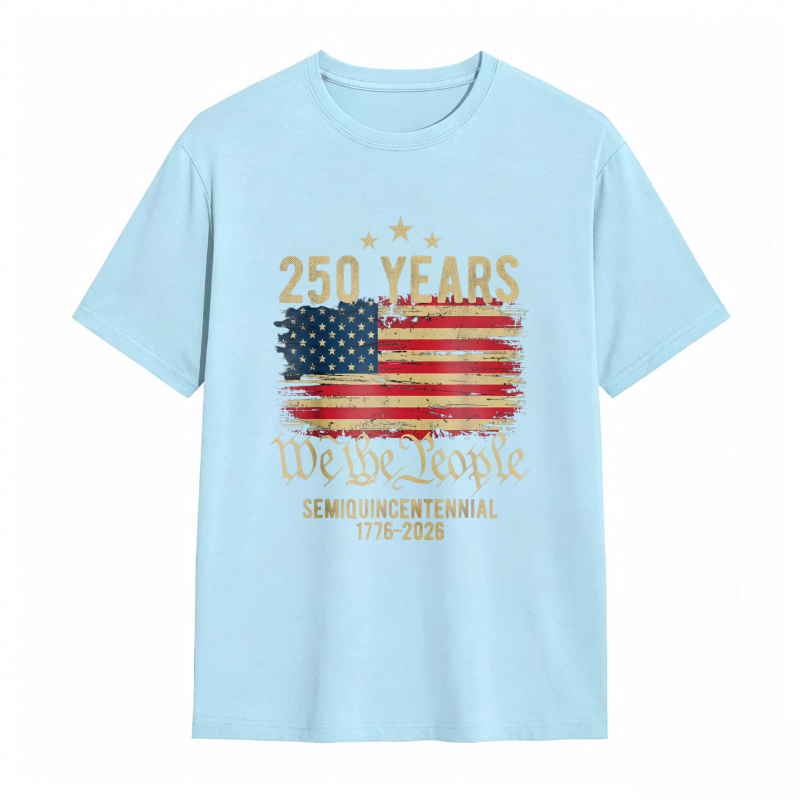 250 Years We The People American Flag Semiquincentennial 1776 2026 T-shirt