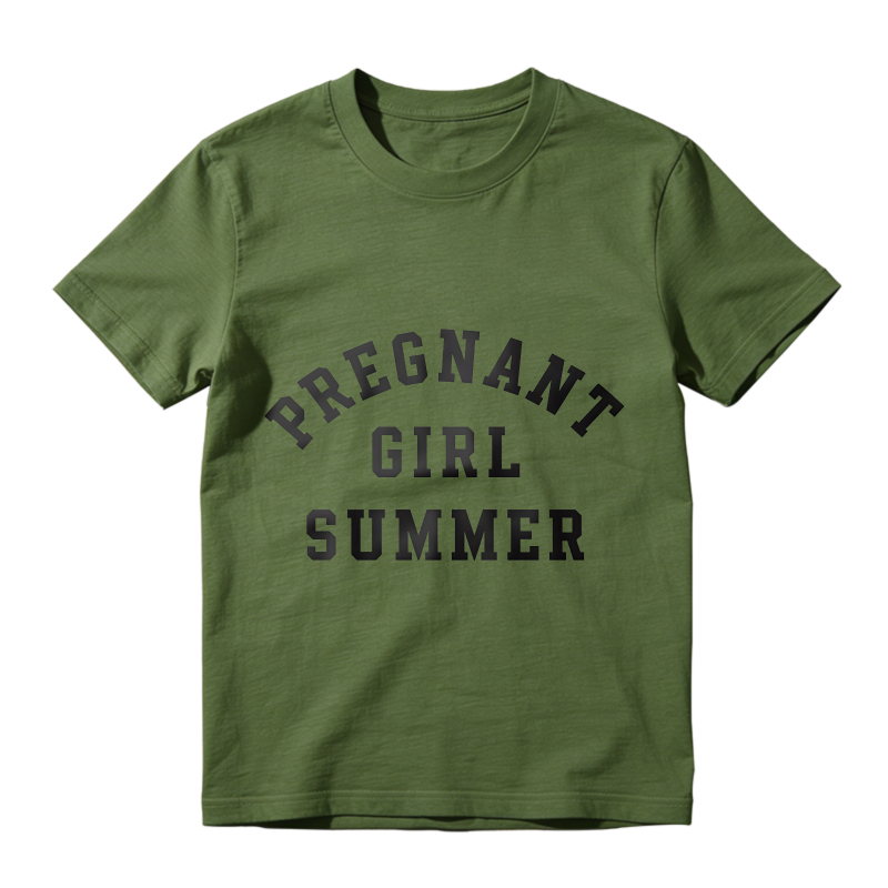 Pregnant Girl Summer Unisex Classic T-shirt
