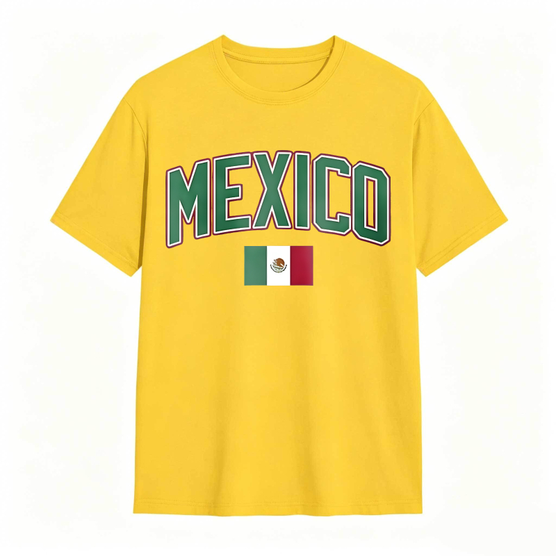 Mexico Flag Design T-shirt