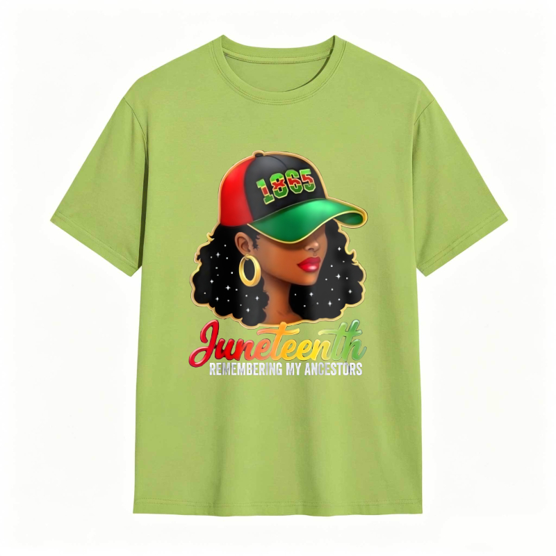 Juneteenth Remembering My Ancestors 1865 Hat Woman T-shirt