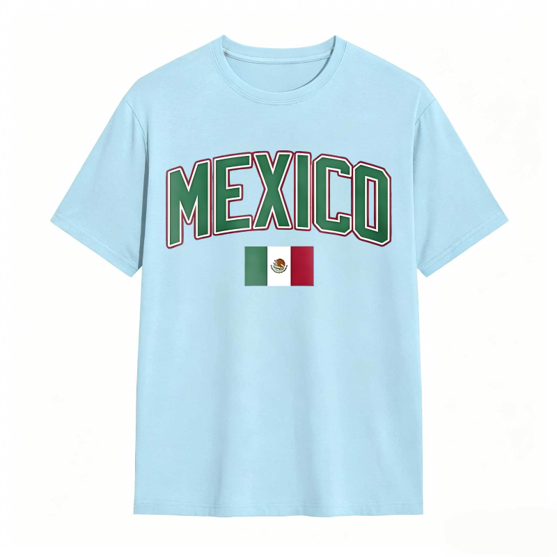 Mexico Flag Design T-shirt