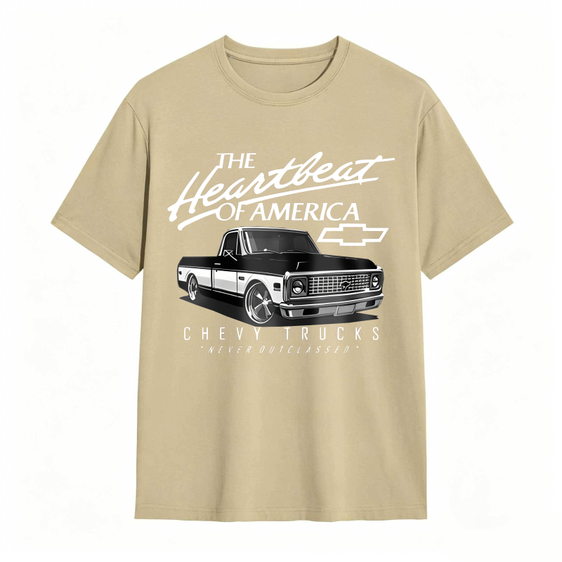 The Heartbeat Of America Chevy Trucks Never Outclassed T-shirt