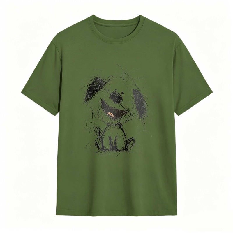 Dog Sketch Design T-shirt