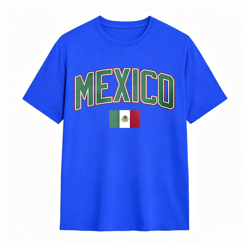 Mexico Flag Design T-shirt