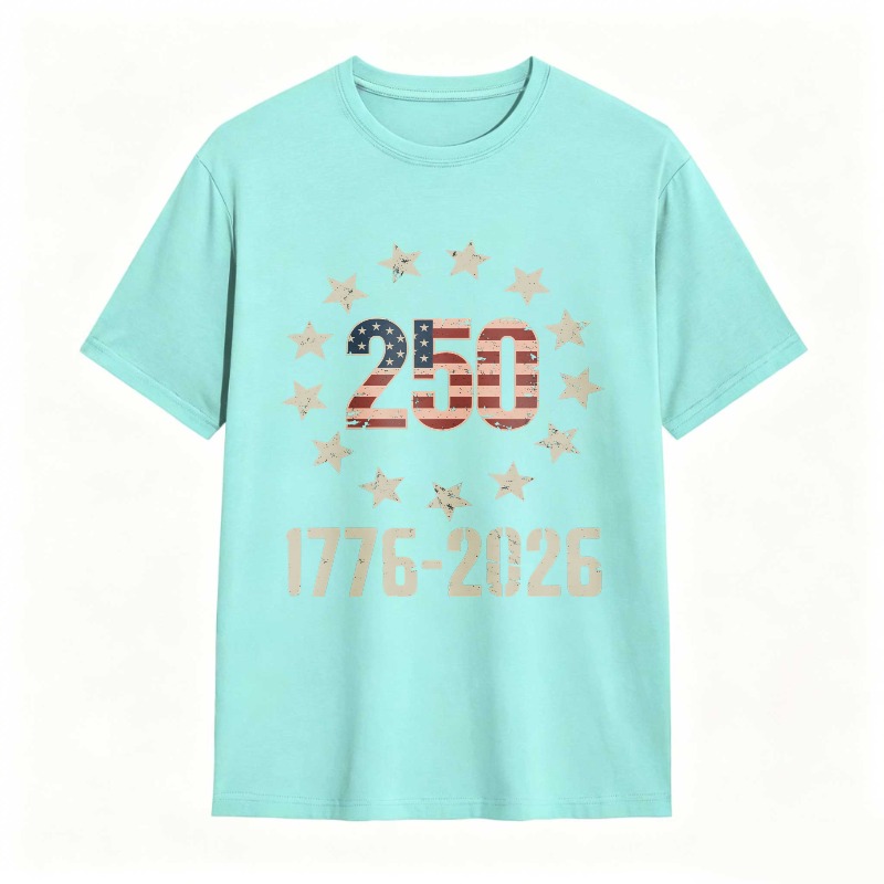 250th Anniversary United States Independence Day 1776 2026 Stars And Stripes T-shirt