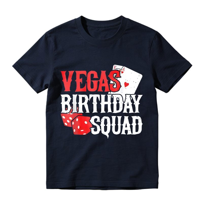 Vegas Birthday Squad Dice And Card Design Unisex Classic T-shirt